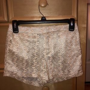Sparkly Gold Shorts from Forever 21